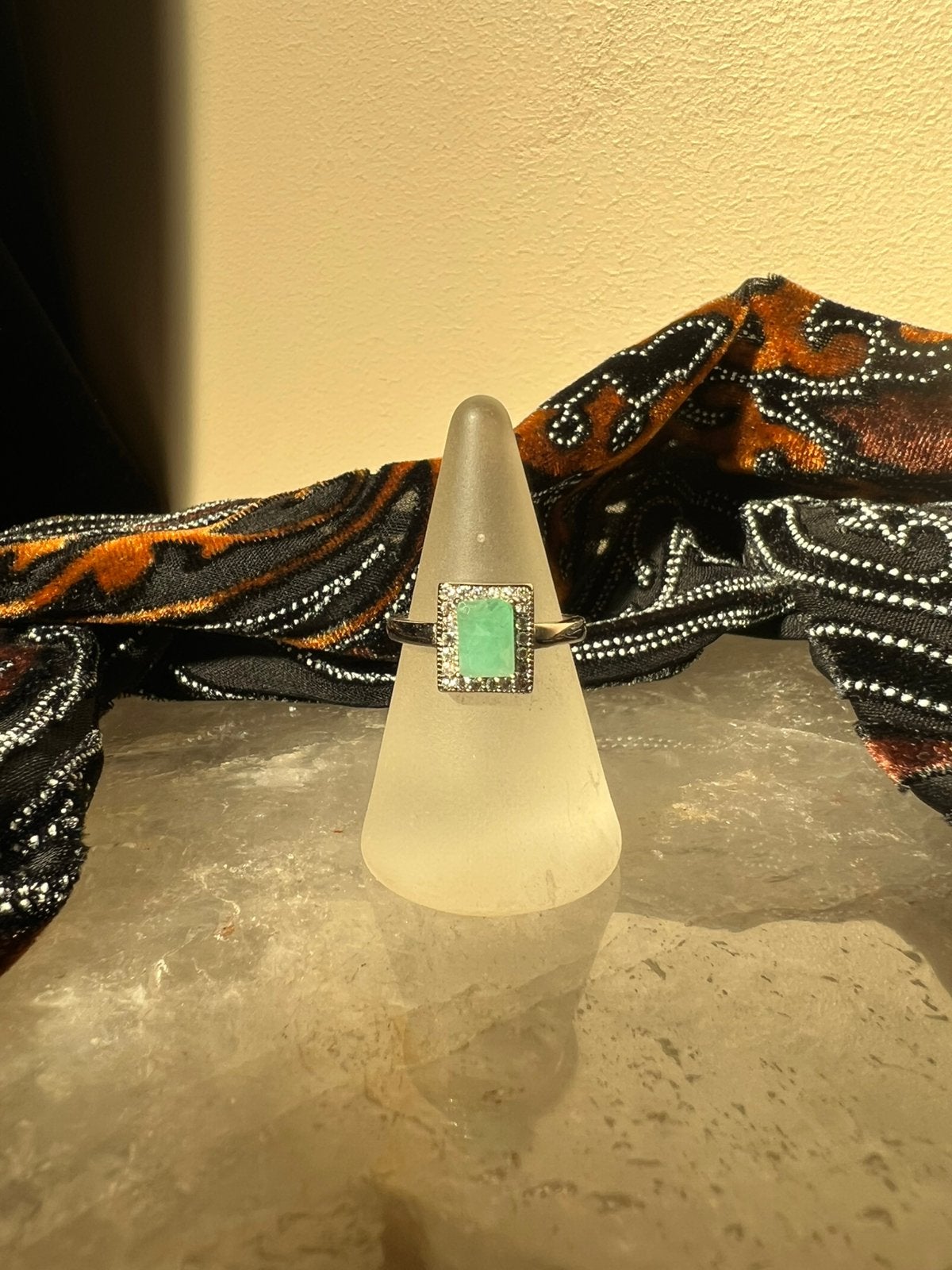 Smaragd topaas beschermt geluk welvaart succes intuïtie, Sieraden, Tassen en Uiterlijk, Ringen, Magnolia11, Nieuw, Ophalen of Verzenden