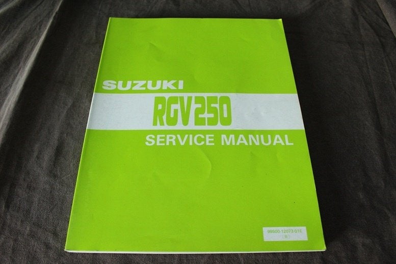 Suzuki RGV250 1989 -1992 motorcycle service manual, Ophalen of Verzenden, Suzuki