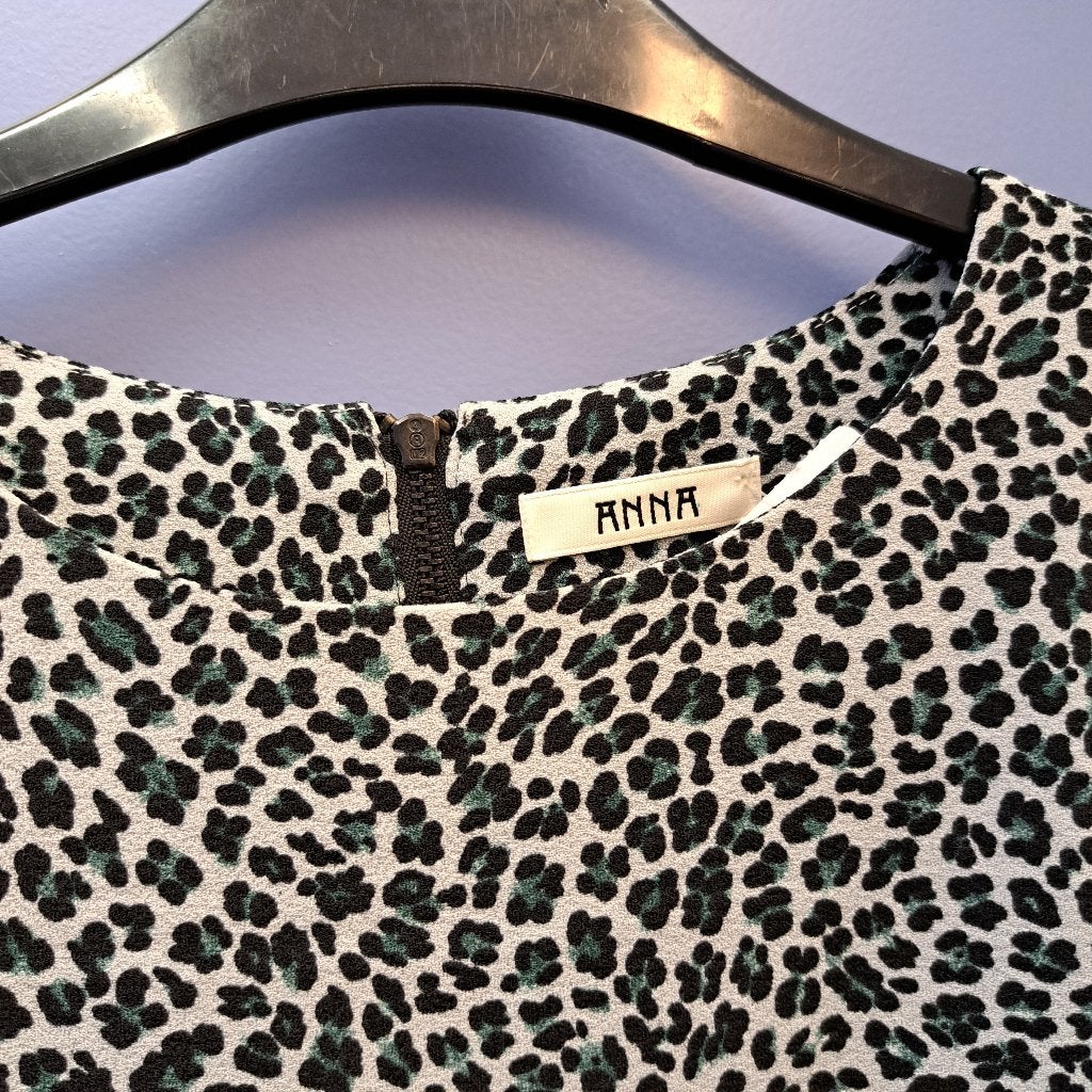 Anna van Toor grijs zwart luipaard print jurk mt 44 L 39442, Kleding | Dames, Anna van Toor, Anna van Toor, ., Maat 42/44 (L)