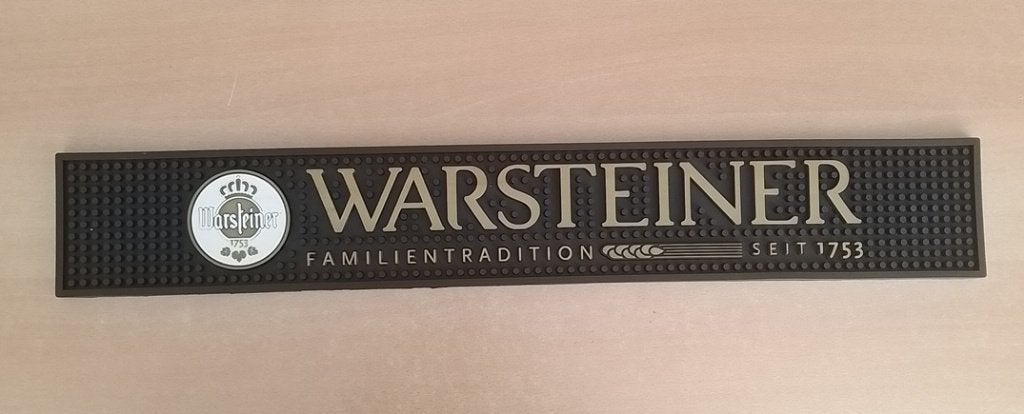 Warsteiner barmat 58x9cm, Ophalen of Verzenden, Nieuw, Overige typen, Overige merken