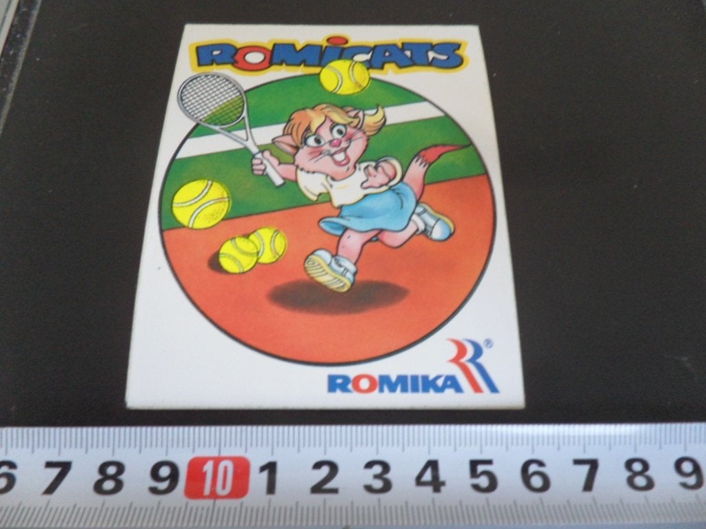sticker ROMICATS  Tennis  ROMIKA, Ophalen of Verzenden, Zo goed als nieuw