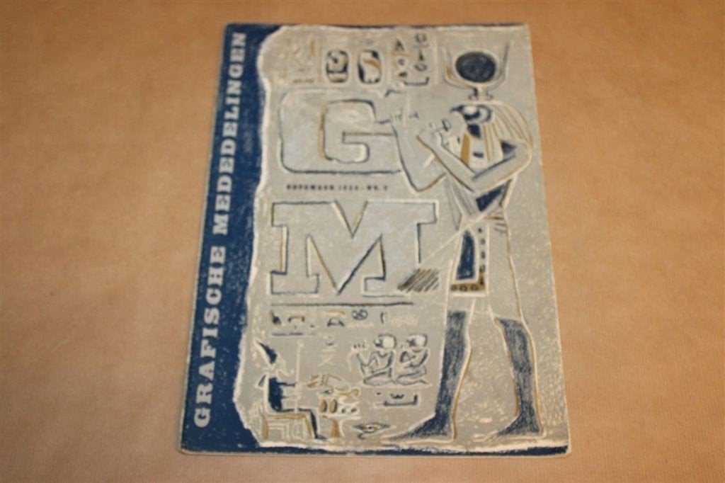 Grafische Mededelingen 1955 — Typografie en Egyptiennes, Ophalen of Verzenden, Gelezen, Fotografen