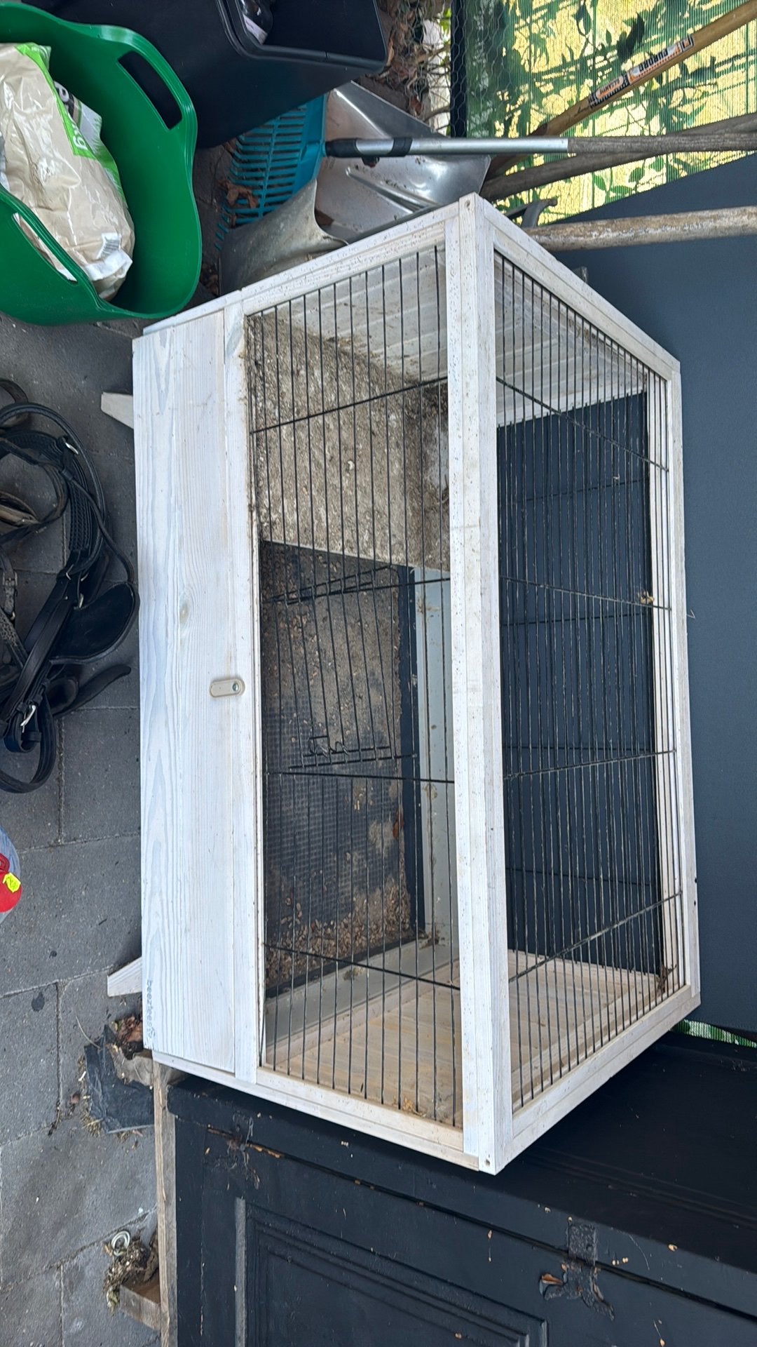 Knaagdierhok konijnen cavia’s etc, Ophalen, 110 cm of meer, Zo goed als nieuw, 90 cm of meer