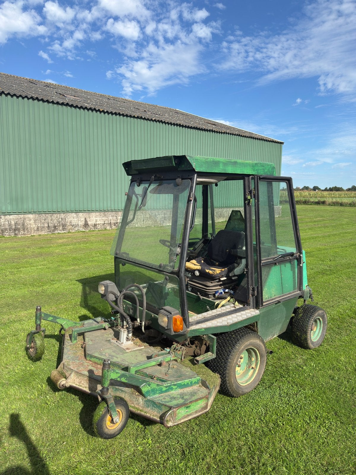 Roberine 180cm cirkelmaaier diesel 4x4 zitmaaier, Ophalen, Gebruikt, Versnellingen, 120 cm of meer