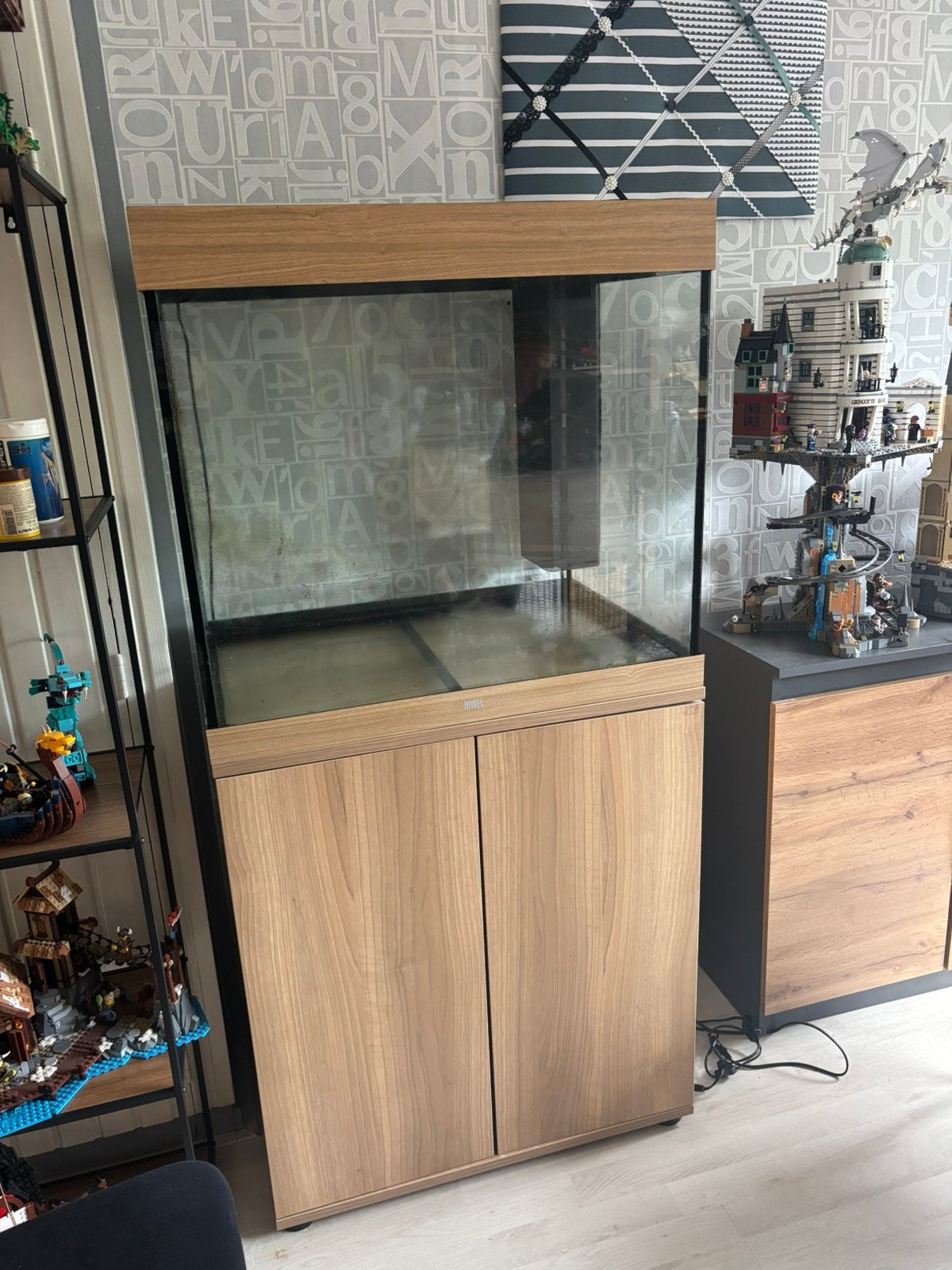 Juwel Lido 200 + kast en toebehoren, Dieren en Toebehoren, Ophalen, Verwarming, Gebruikt, Leeg aquarium