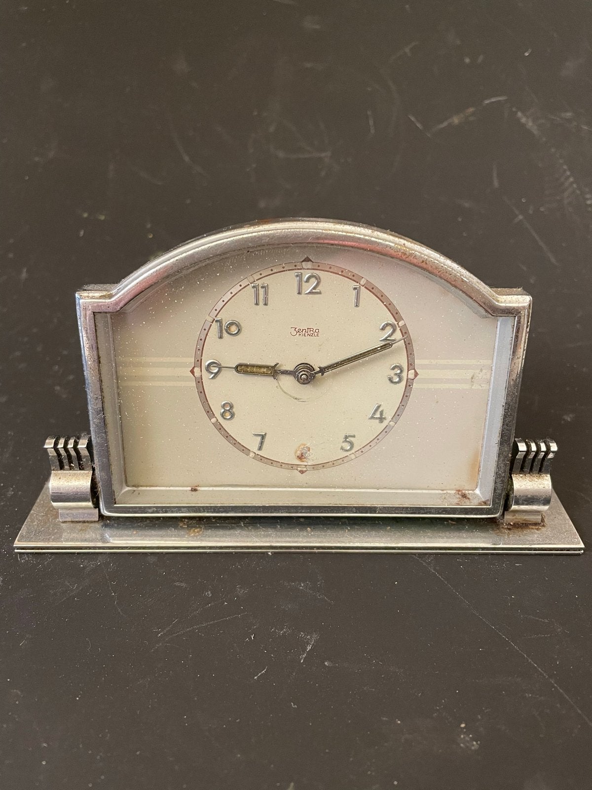 Vintage Kienzle reiswekker, Art Deco stijl, Ophalen of Verzenden