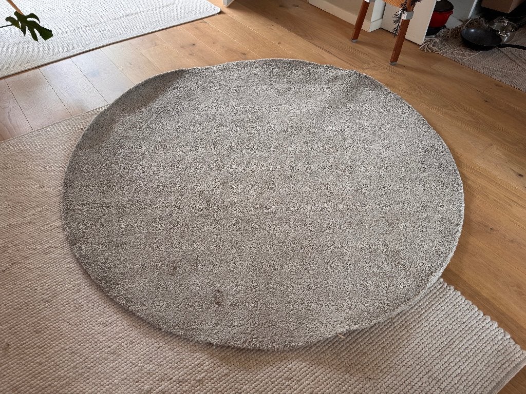 IKEA Ådum vloerkleed, Ophalen, Gebruikt, 150 tot 200 cm, Rond