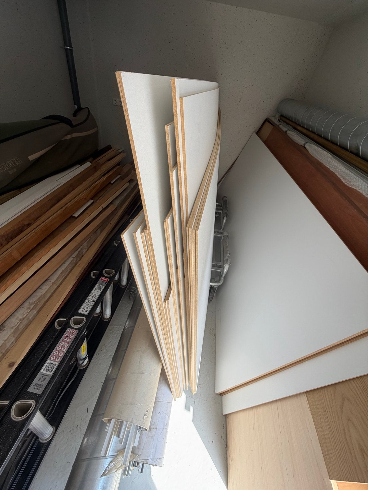 MDF platen 2800x1040x6 mm dubbelzijdig wit, Doe-het-zelf en Verbouw, Platen en Panelen, Ophalen of Verzenden, Nieuw, Overige materialen