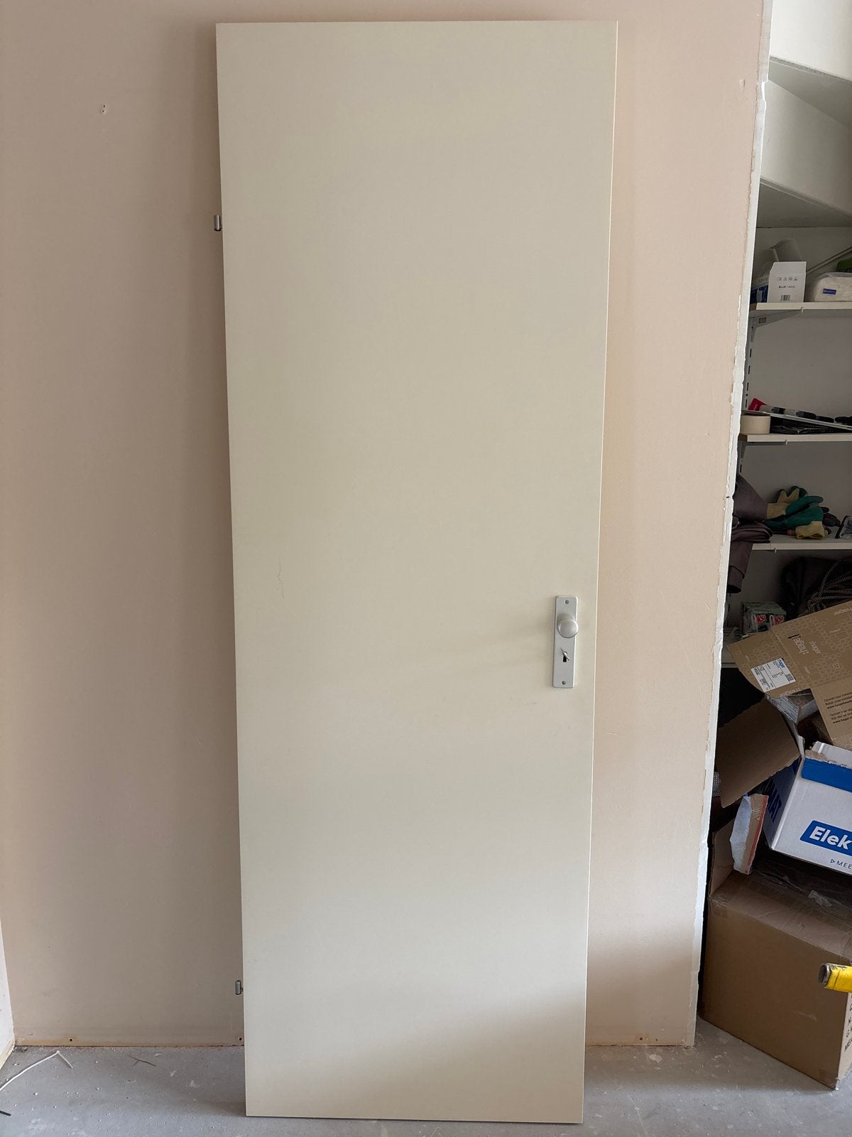 Meterkast kastdeur met sleutelslot - 73x211 cm, Doe-het-zelf en Verbouw, Deuren en Horren, Ophalen, Gebruikt, Minder dan 80 cm