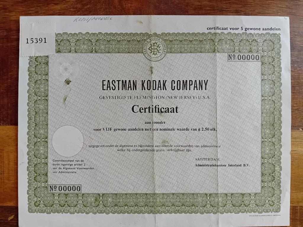Eastman Kodak Company, Ophalen of Verzenden, Zo goed als nieuw, Polaroid, Kodak