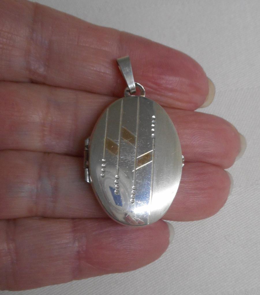 Zilveren vintage K&L medallion nr.1561, Verzenden, Zo goed als nieuw, Zilver, Zilver
