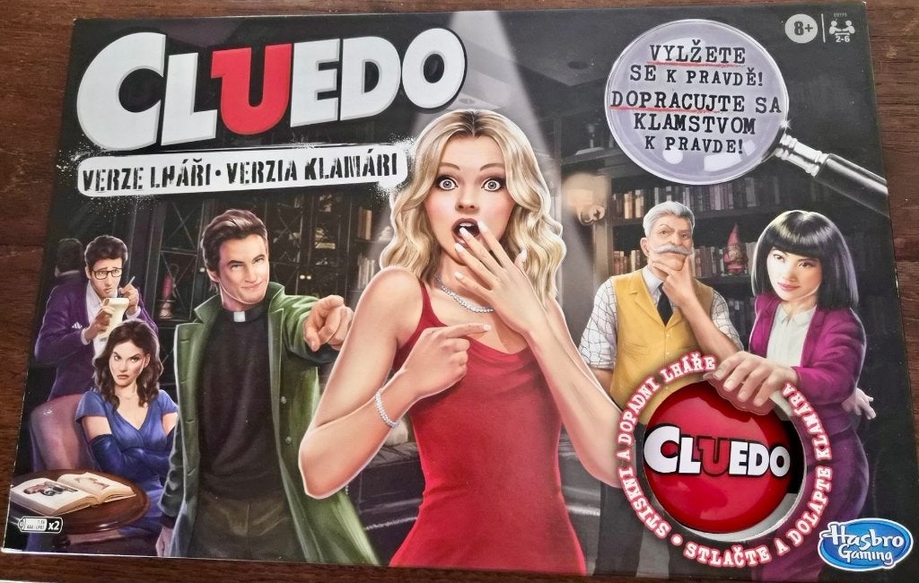 Cluedo Leugenaars Editie met rode drukknop - Nieuw!, Vijf spelers of meer, Ophalen of Verzenden, Nieuw, Hasbro