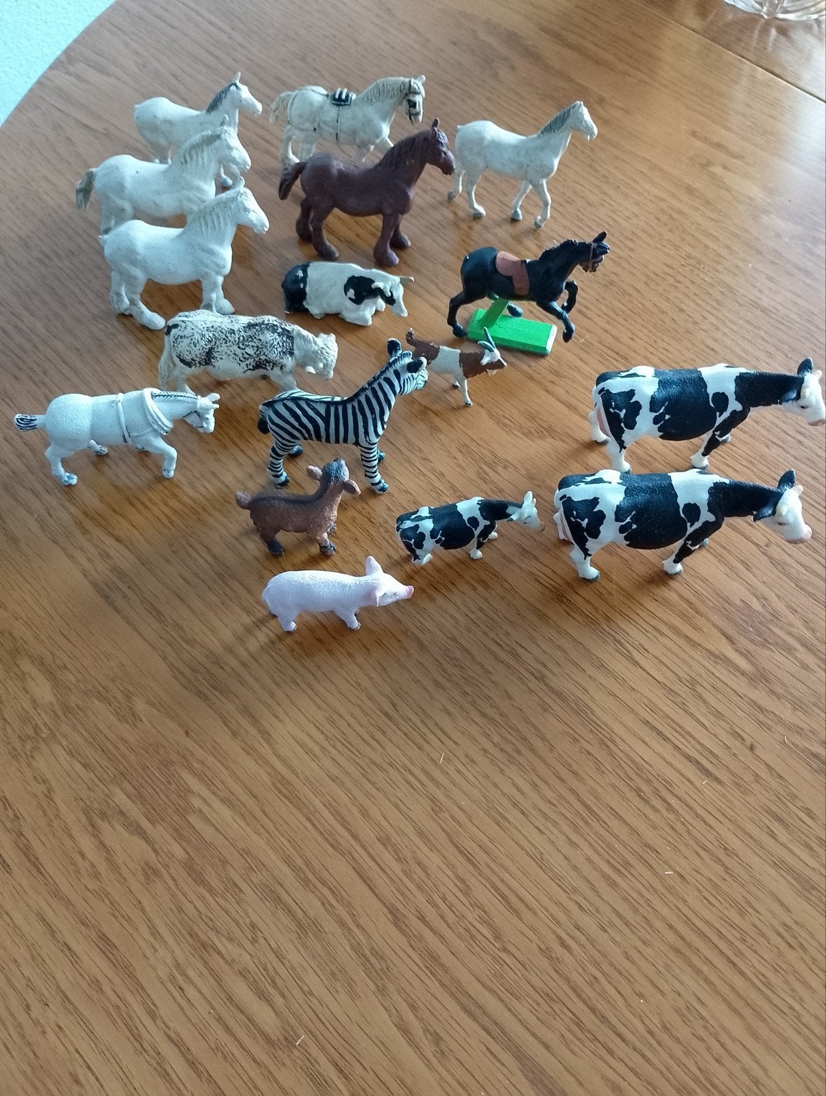 Dierenfiguren speelgoed: paarden, koeien, varkens, zebra's, Ophalen, Gebruikt, Tractor of Landbouw, SIKU