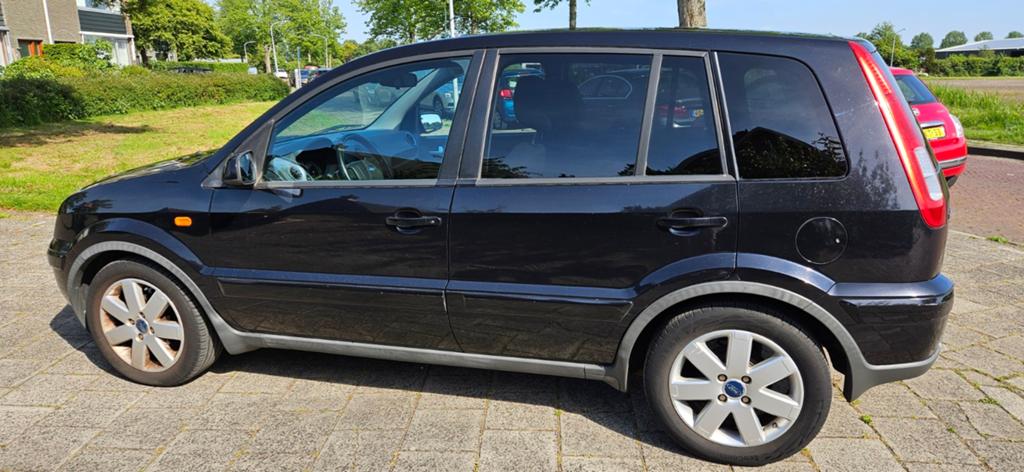 Ford Fusion 1.6 16V AUT 2008 Zwart, Auto's, Ford, 1596 cc, Stof, Zwart, 100 pk