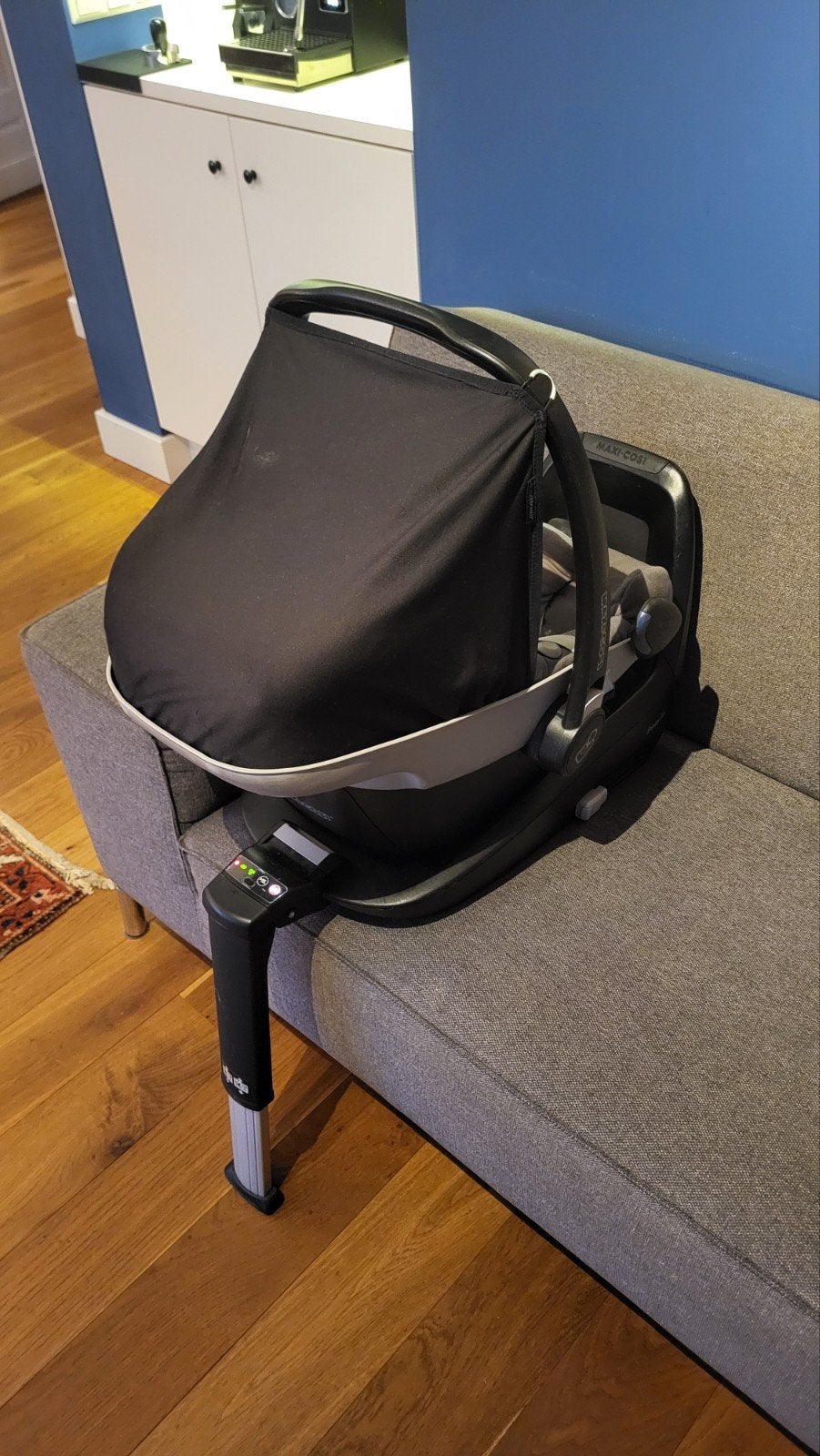 Maxi-Cosi autostoel met Isofix base, Ophalen, Gebruikt, Zijbescherming, Isofix