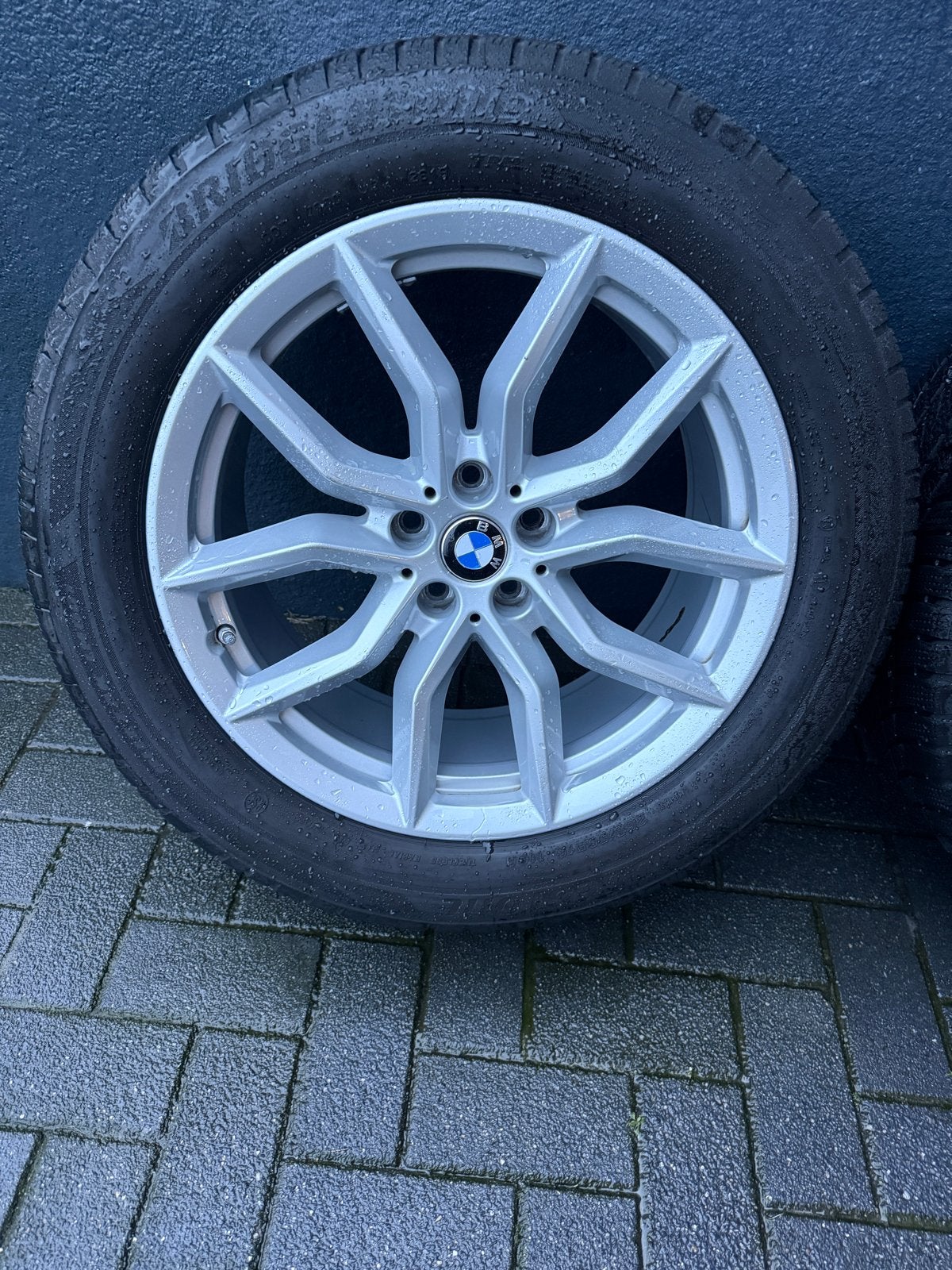 19 inch originele BMW velgen met winterbanden, Auto diversen, Ophalen of Verzenden, Gebruikt