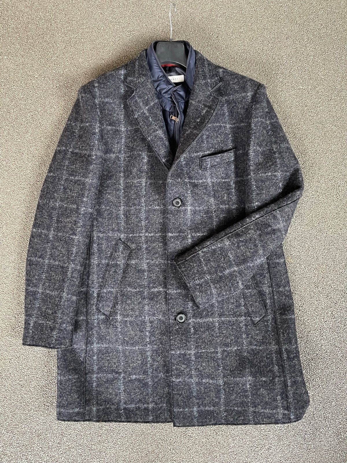 Bugatti heren winterjas - van €100 nu €75, Ophalen, Zo goed als nieuw, Overige maten, Grijs