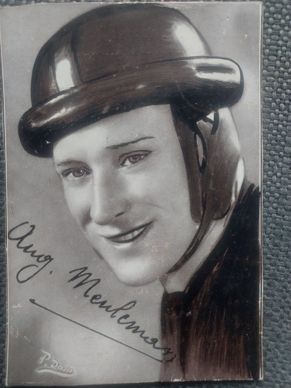 Foto Aug. Meuleman Wielrenner met Handtekening, Ophalen of Verzenden