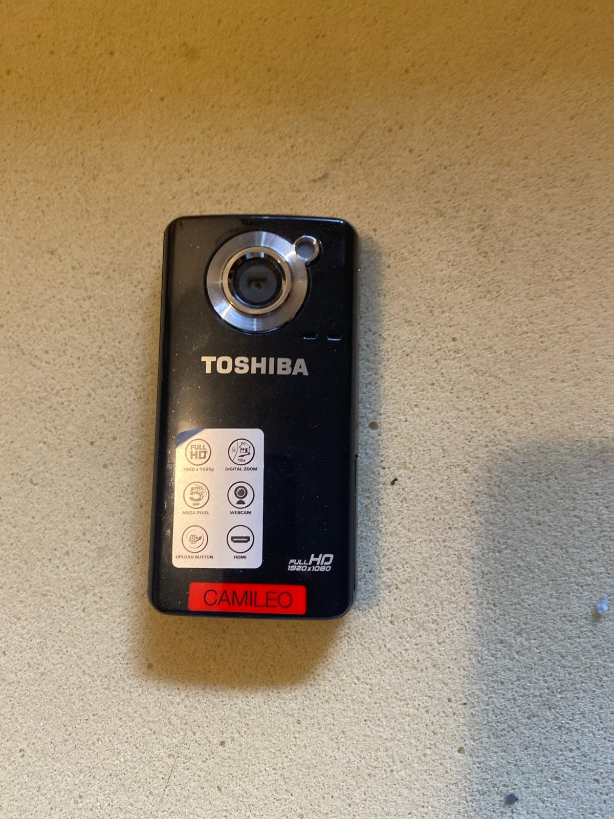 Toshiba Camileo Full HD Camcorder met accessoires, Audio, Tv en Foto, Full HD, Overige soorten, Camera, Gebruikt