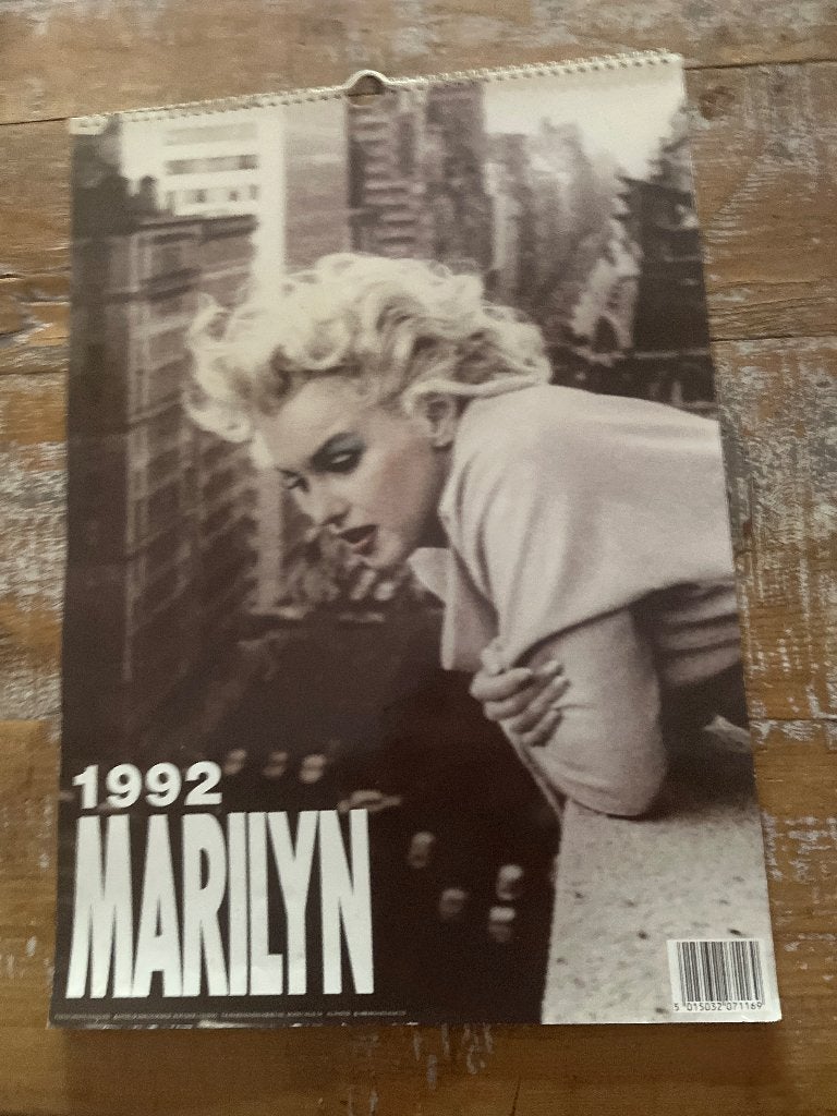Marilyn Monroe kalender, Minder dan 50 cm, Oorspronkelijke maker, Ophalen of Verzenden, Zo goed als nieuw
