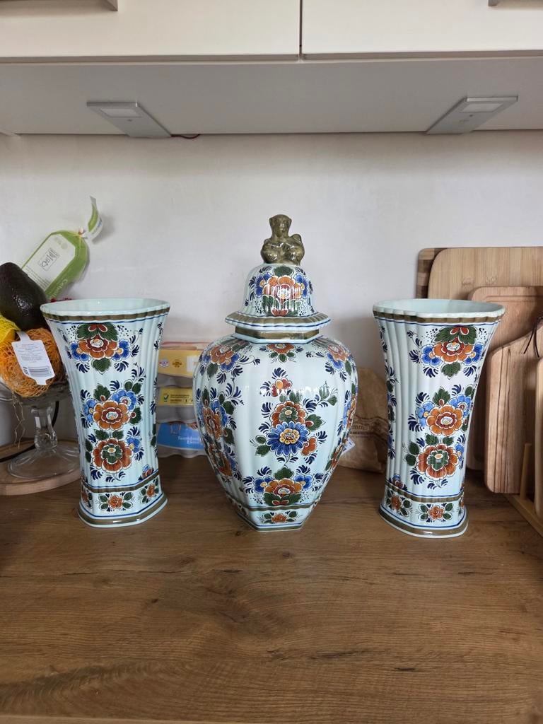 Kaststel Delfts blauw polychroom, Ophalen
