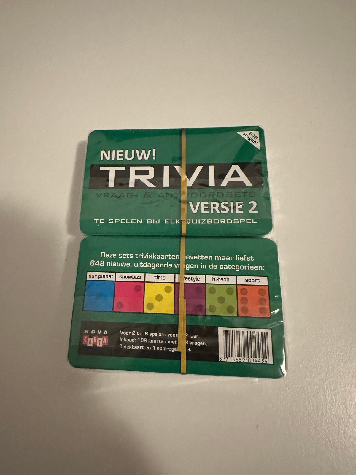 Nieuw! Trivia Vraag & Antwoordsets Versie 2, Hobby en Vrije tijd, Een of twee spelers, Ophalen of Verzenden, Nieuw