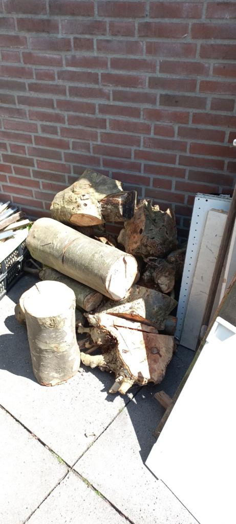 Brand hout gratis, Tuin en Terras, Minder dan 3 m³, Ophalen of Verzenden