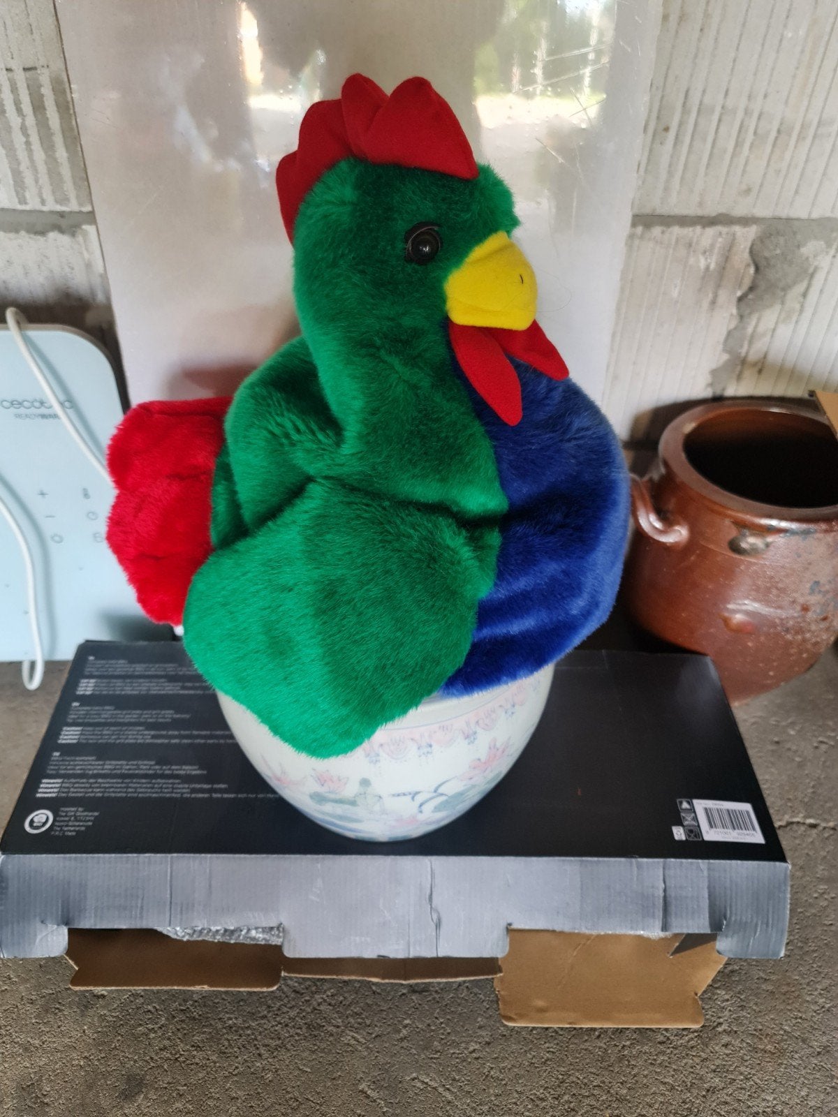 theepot warmer Pluche Kip/Haan - Zacht en Speels, Ophalen of Verzenden, Zo goed als nieuw, Overige typen