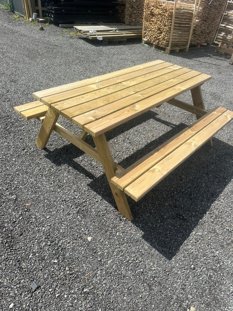 Nieuwe picknicktafels te koop 180cm 6 persoons tuintafel, Tuin en Terras, Picknicktafels, Nieuw, Ophalen of Verzenden, Inklapbaar