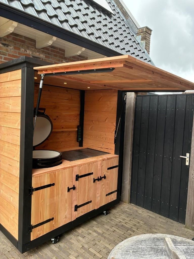 buitenkeuken met luifel B180cm, Ophalen of Verzenden, Nieuw, Houtskool
