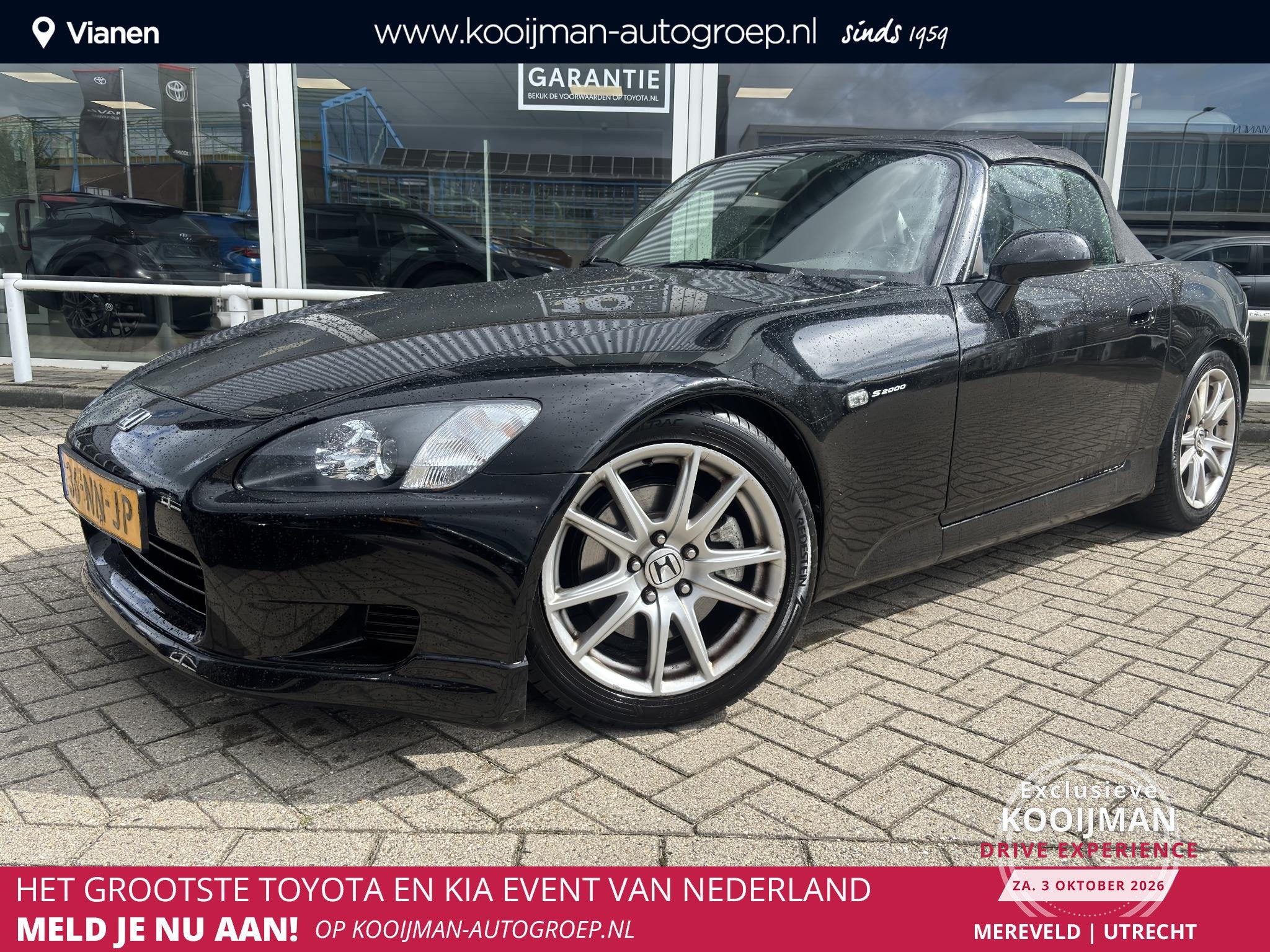 Honda S2000 2.0i, Auto's, Euro 2, Gebruikt, 4 cilinders, Cabriolet