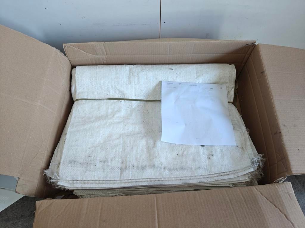 100x Nieuwe puinzakken - Polyprop geweven 50x80cm, Doe-het-zelf en Verbouw, Ophalen of Verzenden, Nieuw