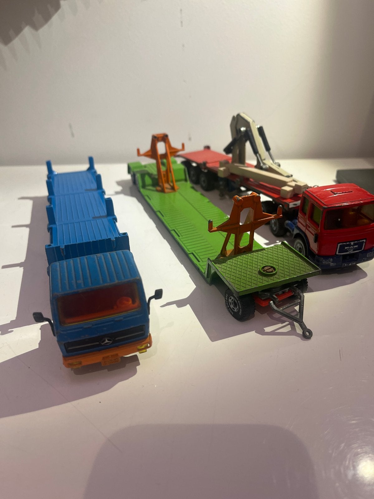 Siku vrachtwagens en opleggers - set van 3, Ophalen of Verzenden, Gebruikt