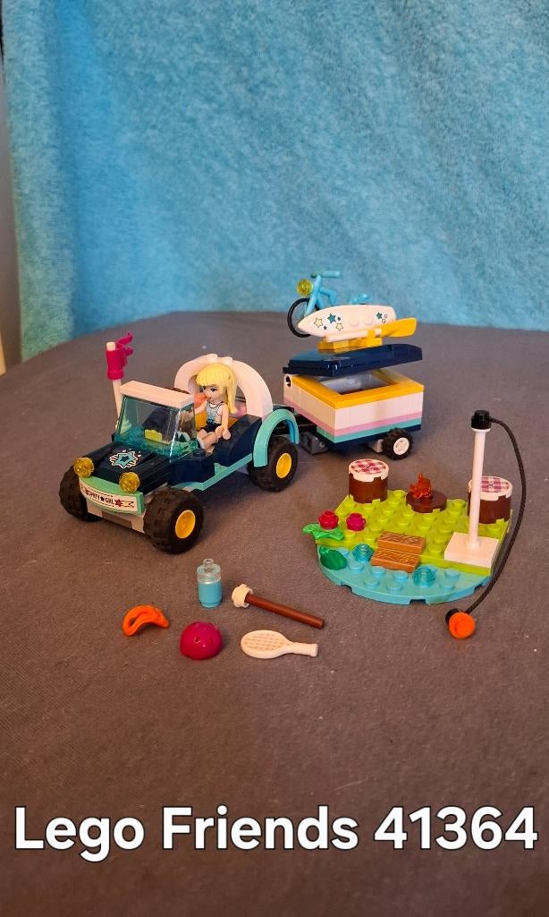 Lego Friends 41364 Stephanie’s buggy en aanhanger, Ophalen, Compleet, Gebruikt, Lego