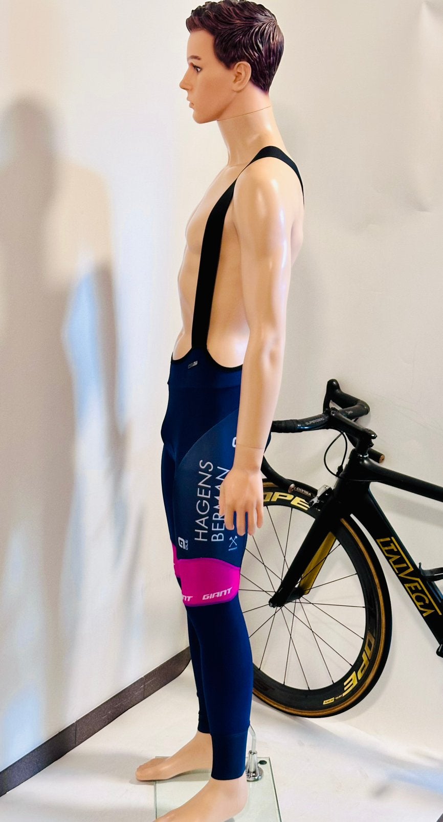 Wielrenkleding lange wielrenbroek fietsbroek M Ale Giant, Ophalen of Verzenden, Zo goed als nieuw, Bovenkleding, Heren