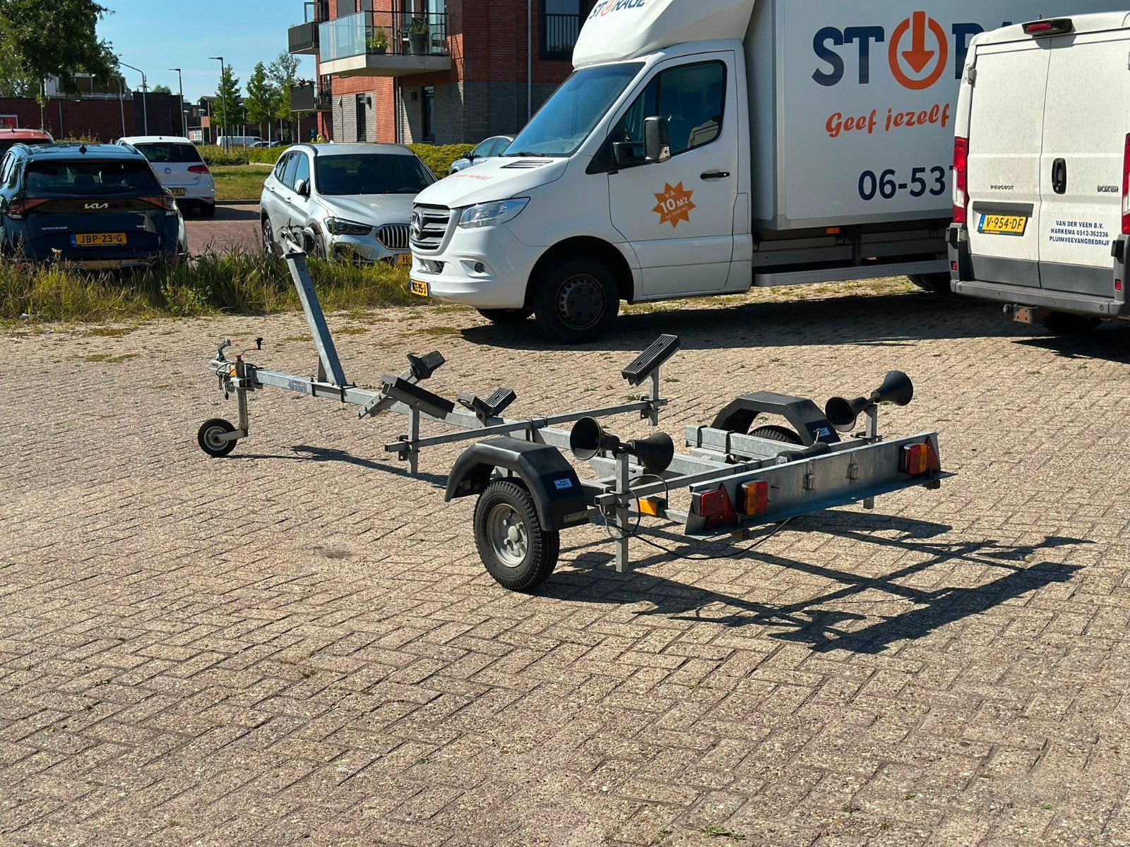 trailer knott, Watersport en Boten, Gebruikt, Binnenboordmotor, Benzine, Overige materialen