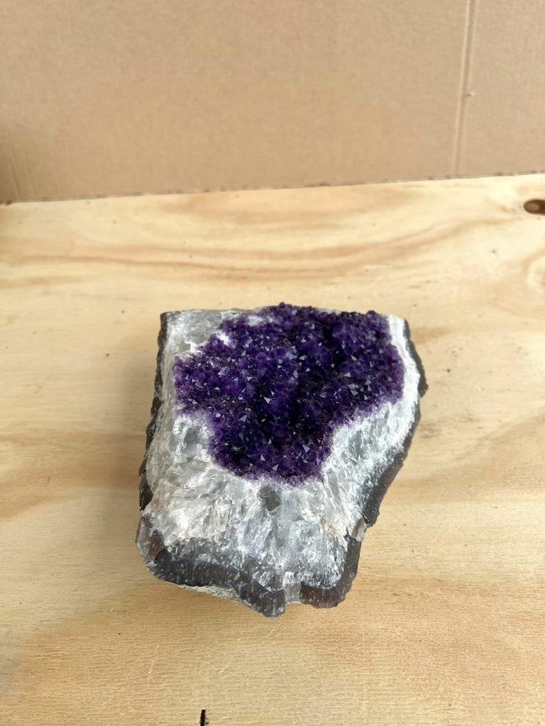 Amethist cluster Uruguay, Ophalen of Verzenden