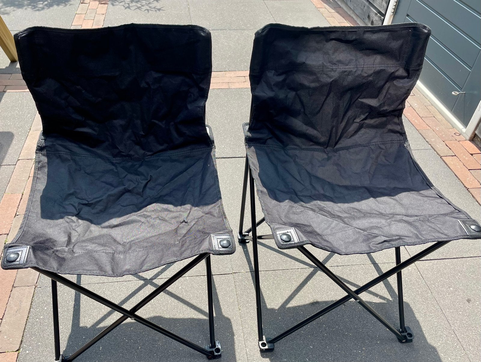 Klapstoeltjes/camping stoeltjes strandstoel & picknickkleed, Ophalen, Zo goed als nieuw, Campingstoel