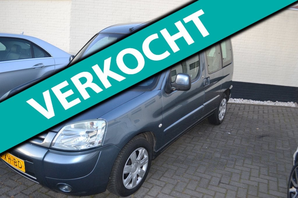 Citroen Berlingo 1.6i 16V M.sp. CoolT/Airco/Trekhaak, Stof, Gebruikt, Origineel Nederlands, Handgeschakeld