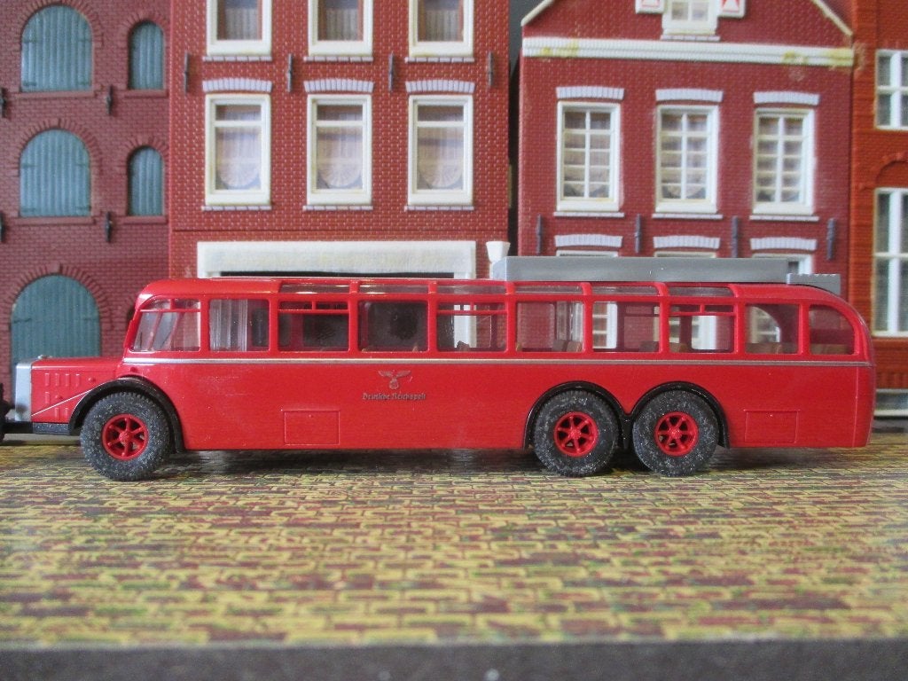 1938 Mercedes Benz O 10.000 - Brekina Deutsche Reichsbahn, Ophalen of Verzenden, Gebruikt, Bus of Vrachtwagen, Brekina