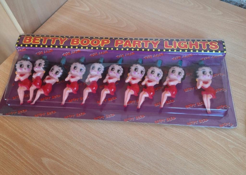 BETTY BOOP - Lamp | Retro | Vintage | Kerst | Slinger | 1994, Ophalen of Verzenden, Nieuw, Versiering, Overige