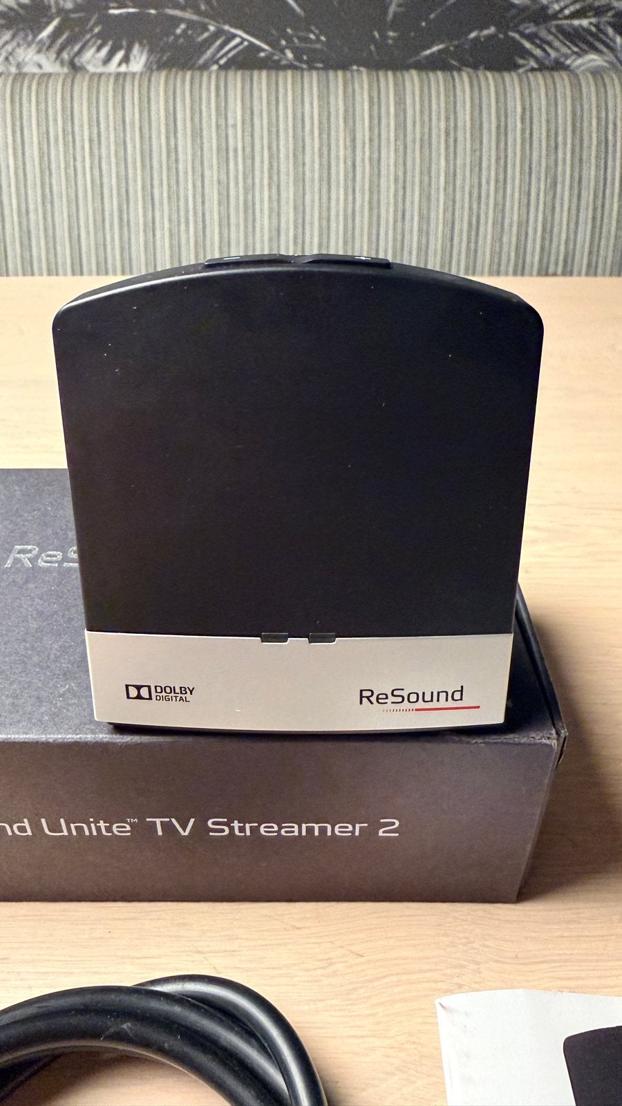 ReSound Unite TV Streamer 2 voor hoortoestellen, Ophalen of Verzenden, Zo goed als nieuw, Optische audio, Zonder harde schijf