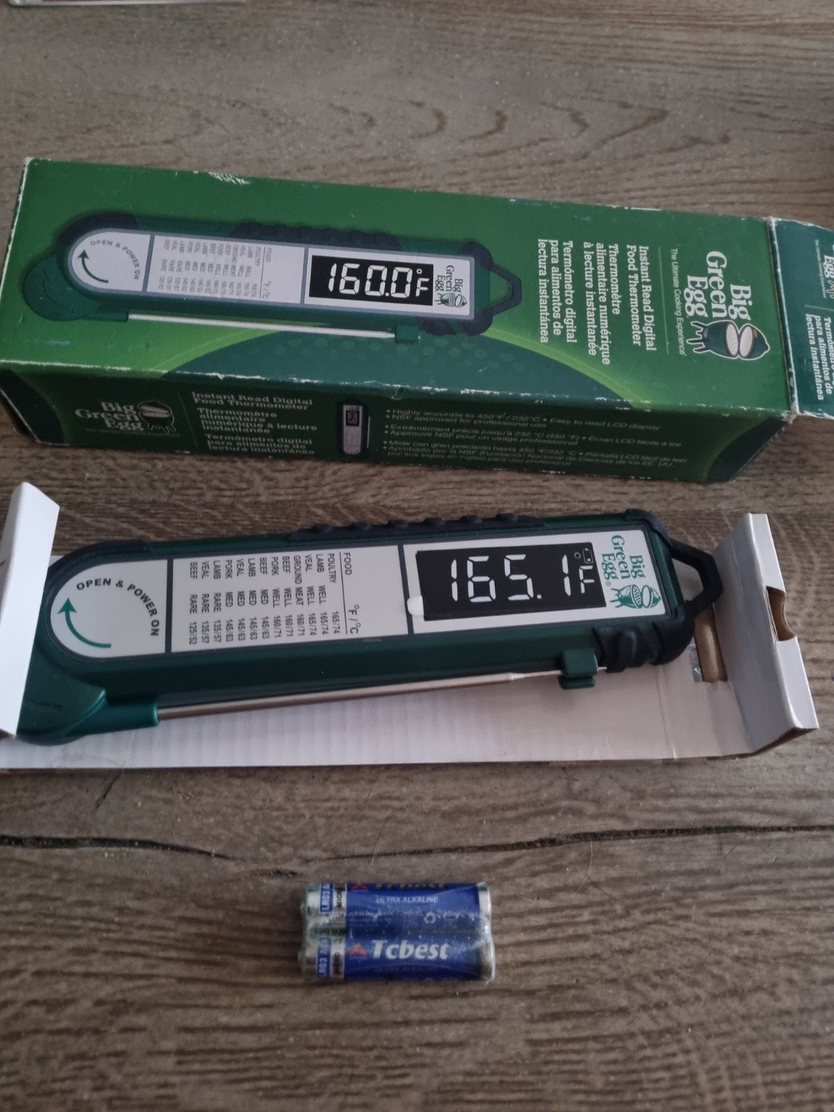 big green egg instant read digitale food thermometer, Tuin en Terras, Barbecue-accessoires, Ophalen of Verzenden, Nieuw, Big Green Egg