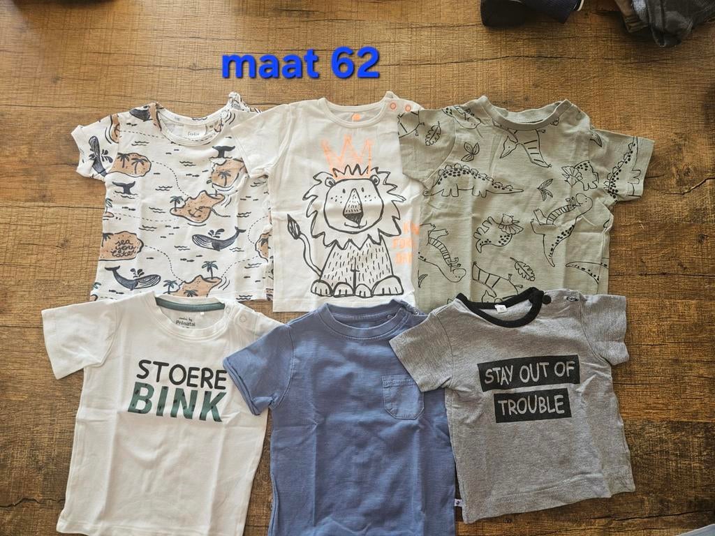 Kledingpakket jongen maat 62 en 68 (41 stuks), Ophalen of Verzenden, Gebruikt, Maat 62