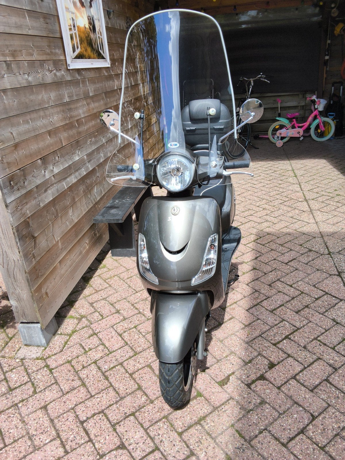 Sym fiddle 2, Ophalen, Zo goed als nieuw, Benzine, Fiddle