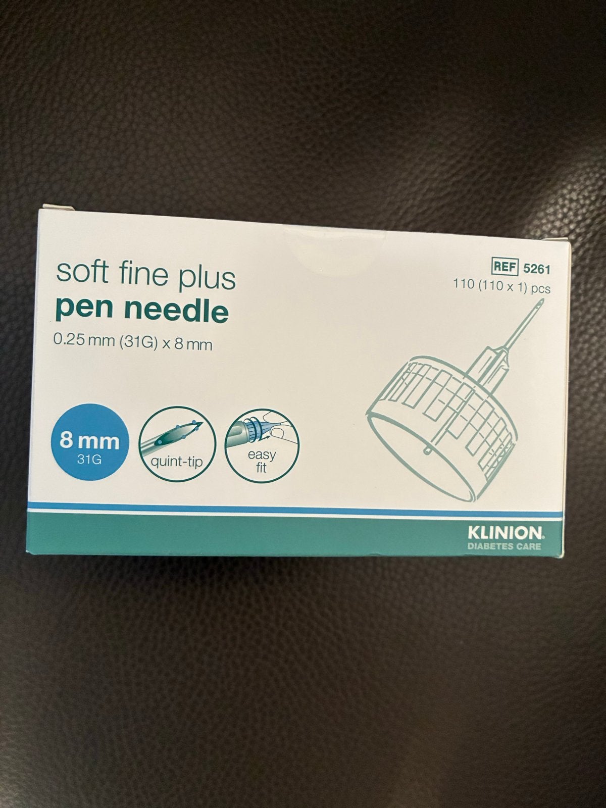 Naaldjes voor insulinepen, 8 mm, Diversen, Ophalen of Verzenden, Nieuw