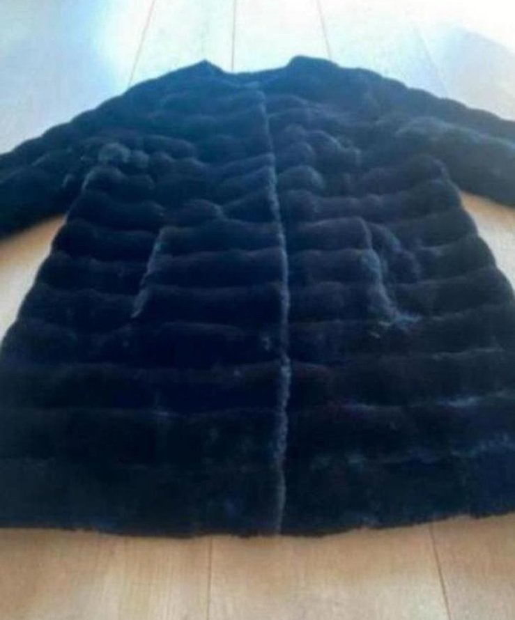 Faux fur teddy xl nieuwstaat, Ophalen of Verzenden, Zo goed als nieuw, Maat 46/48 (XL) of groter, Zwart