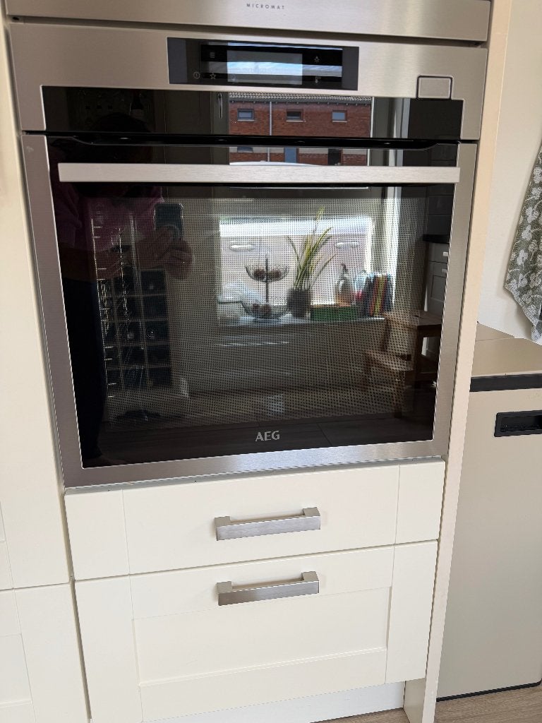 AEG Inbouwoven hetelucht/stoomoven, Witgoed en Apparatuur, Ovens, Ophalen, Hete lucht, AEG, Inbouw