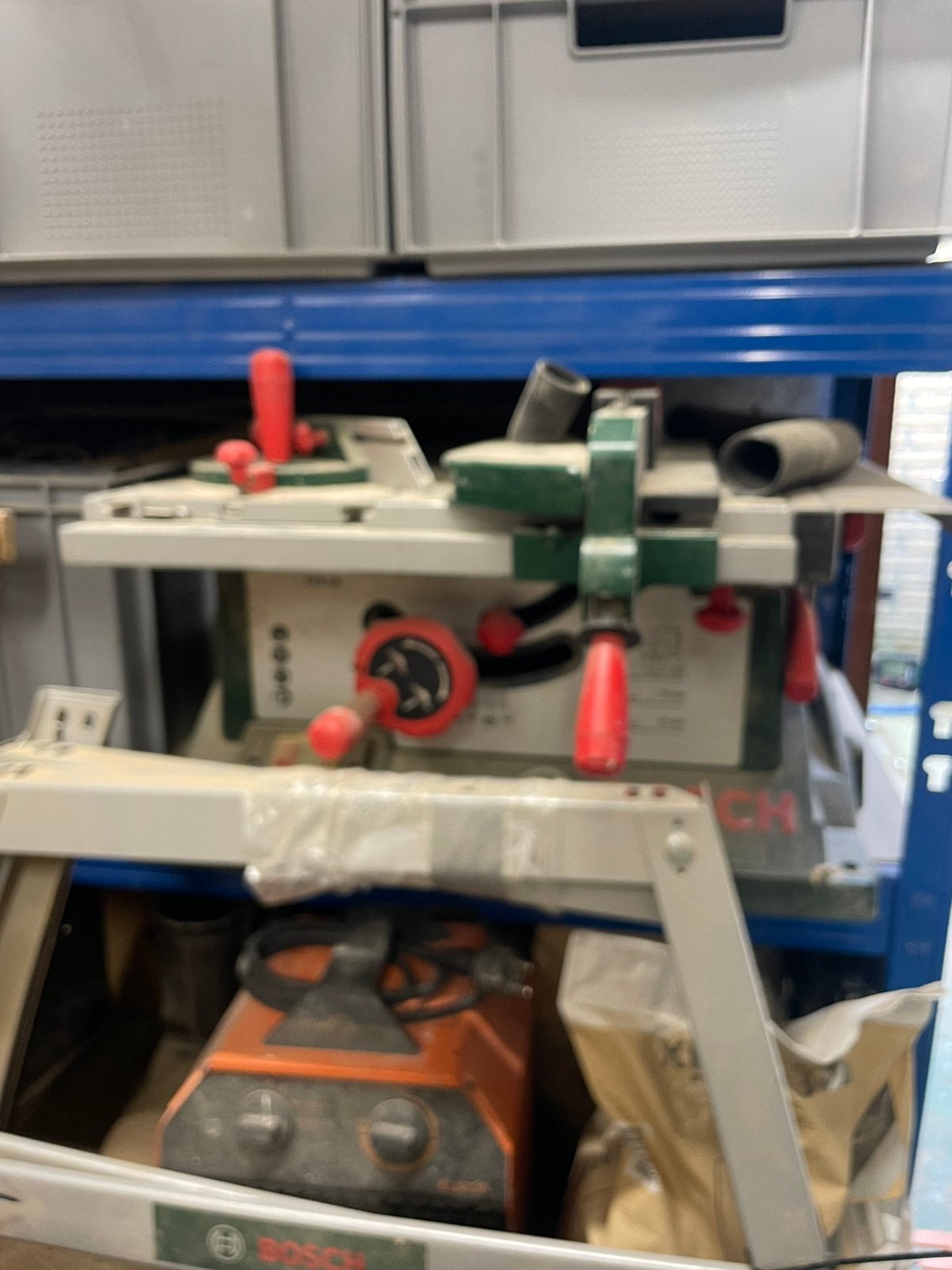 Tafelcirkelzaag Bosch PTS 10, Doe-het-zelf en Verbouw, Gereedschap | Zaagmachines, Ophalen, Cirkelzaag, Zo goed als nieuw, 30 tot 70 mm