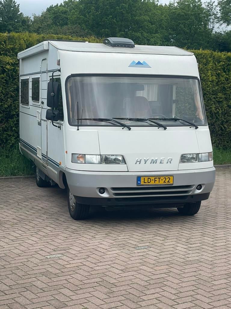 Hymer integraal camper B 584, bj 1995, 5 slaapplaatsen, LPG, Caravans en Kamperen, Campers, Integraal, Ringverwarming, Afzuigkap